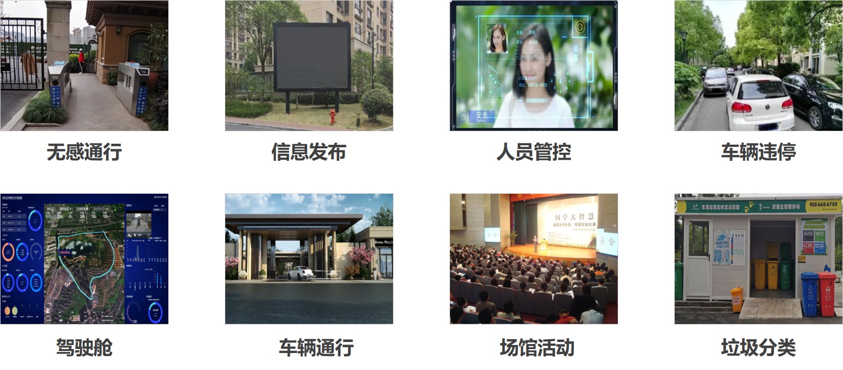 “八场景”包括无感通行